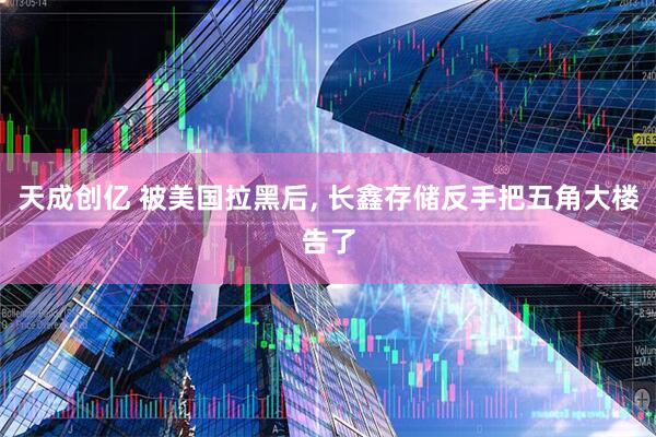 天成创亿 被美国拉黑后, 长鑫存储反手把五角大楼告了